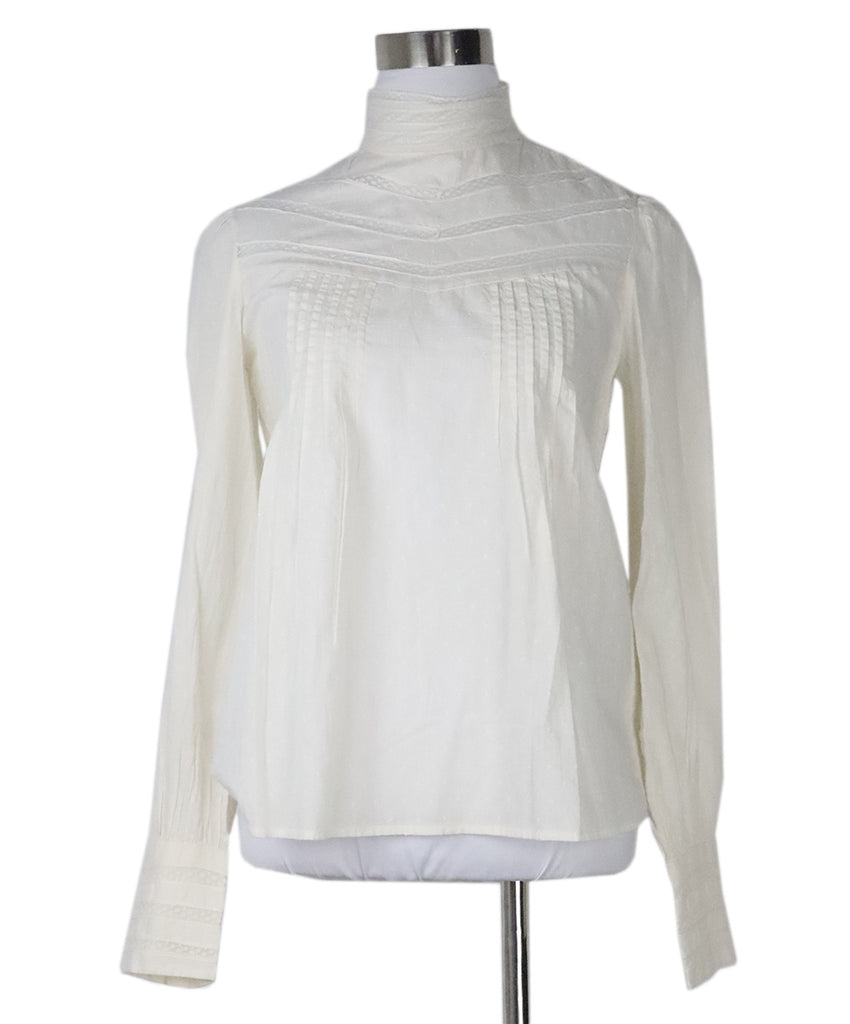 Bonpoint Ivory Cotton Blouse 