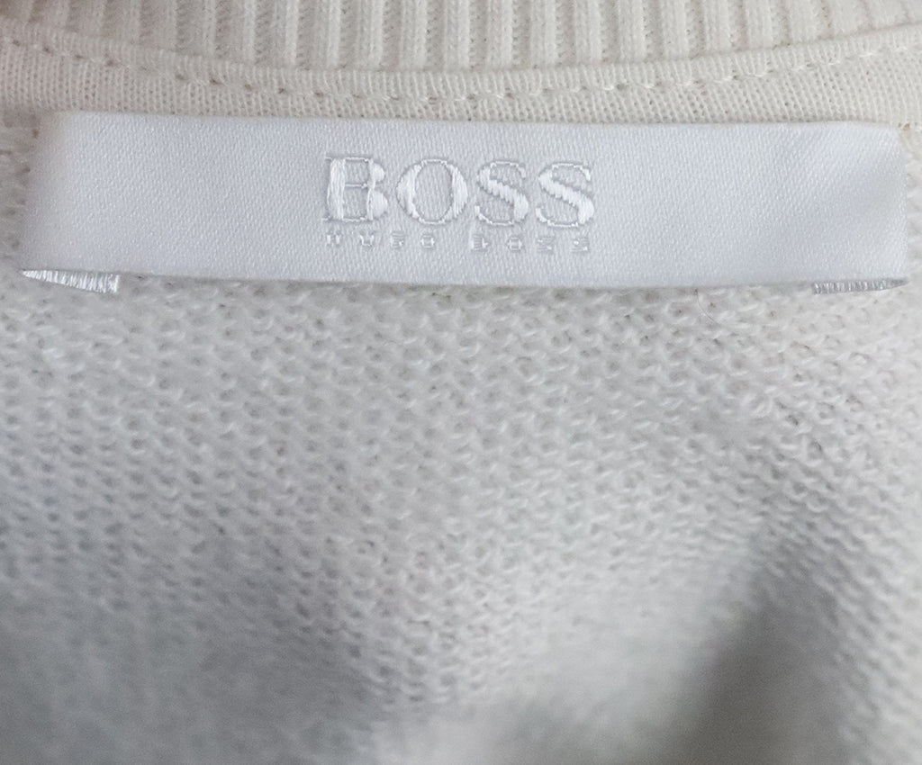 Boss Cream White Cotton Dress 3