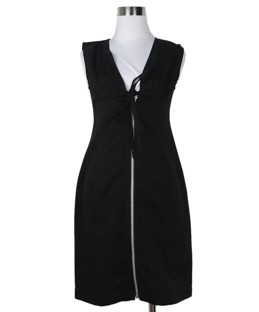 Bottega Veneta Black Cotton Dress sz 2 - Michael's Consignment NYC