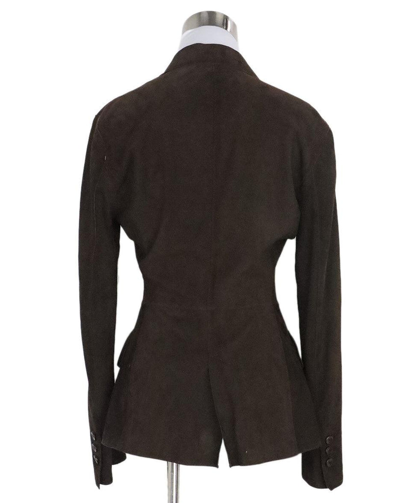 Bottega Veneta Brown Suede Jacket sz 4 - Michael's Consignment NYC