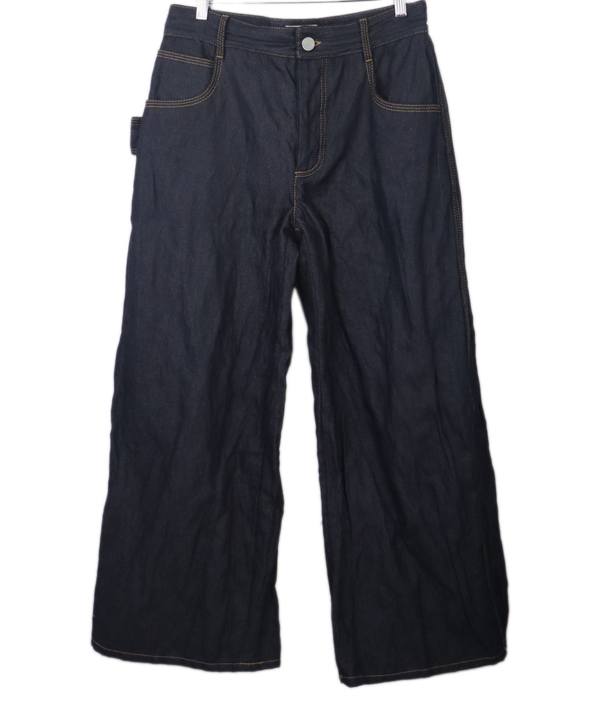 Bottega Veneta Blue Dark Denim Pants 