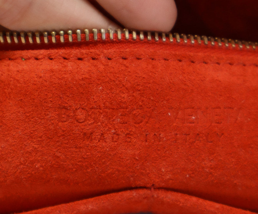 Bottega Veneta Red Suede Acro Bag 8