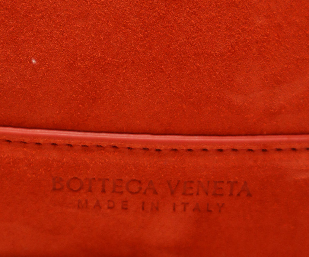 Bottega Veneta Red Suede Acro Bag 11