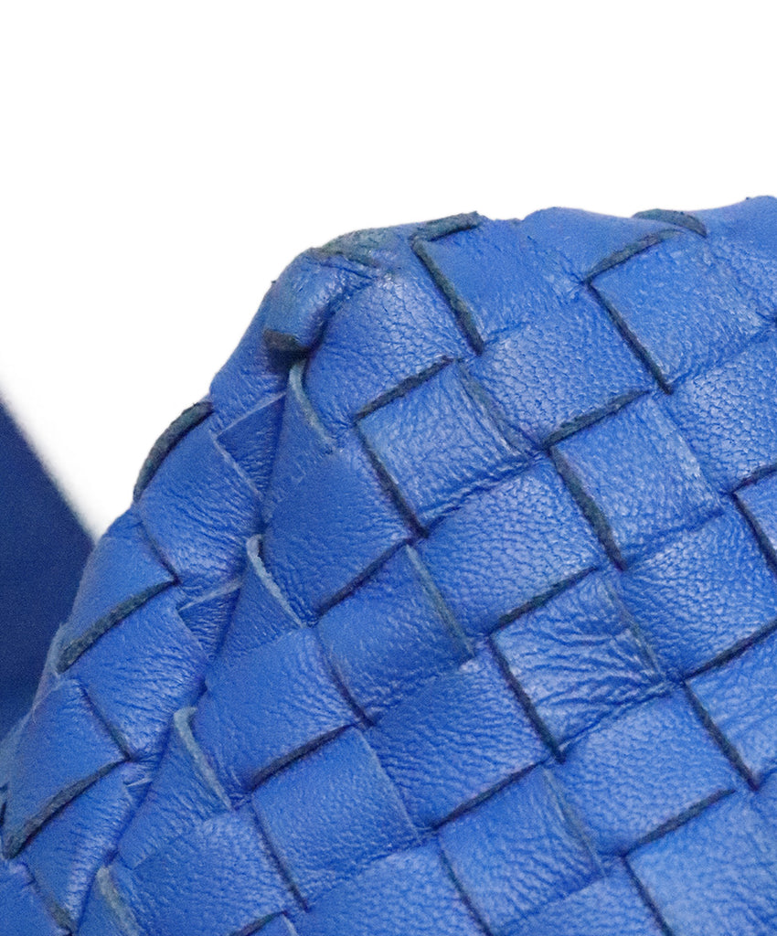 Bottega Veneta Royal Blue Woven Crossbody 12