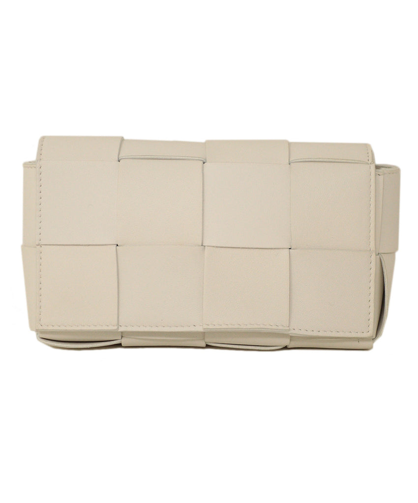 Bottega Veneta White Cassette Belt Bag 