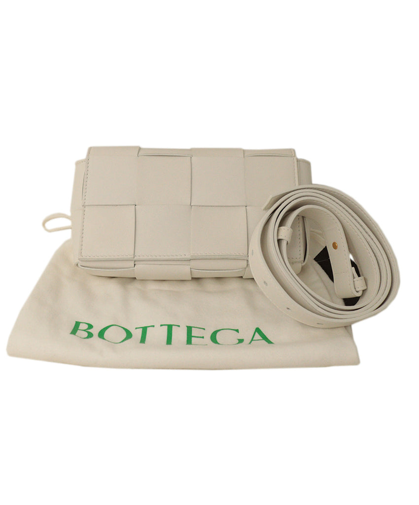 Bottega Veneta White Cassette Belt Bag 5