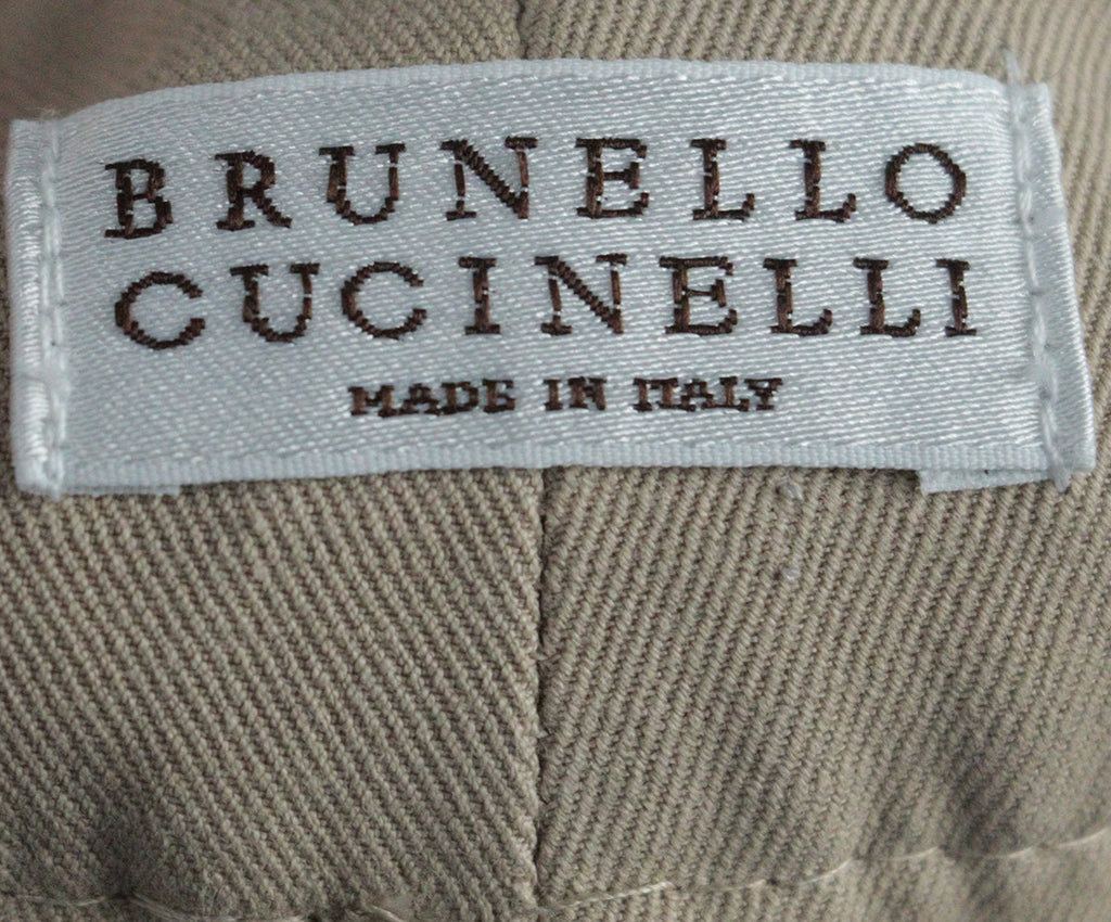 Brunello Cucinelli Beige Cotton Pants 2