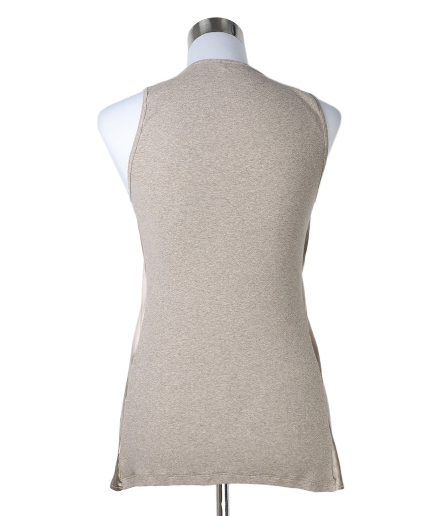 Brunello Cucinelli Neutral Silk Print Top 3