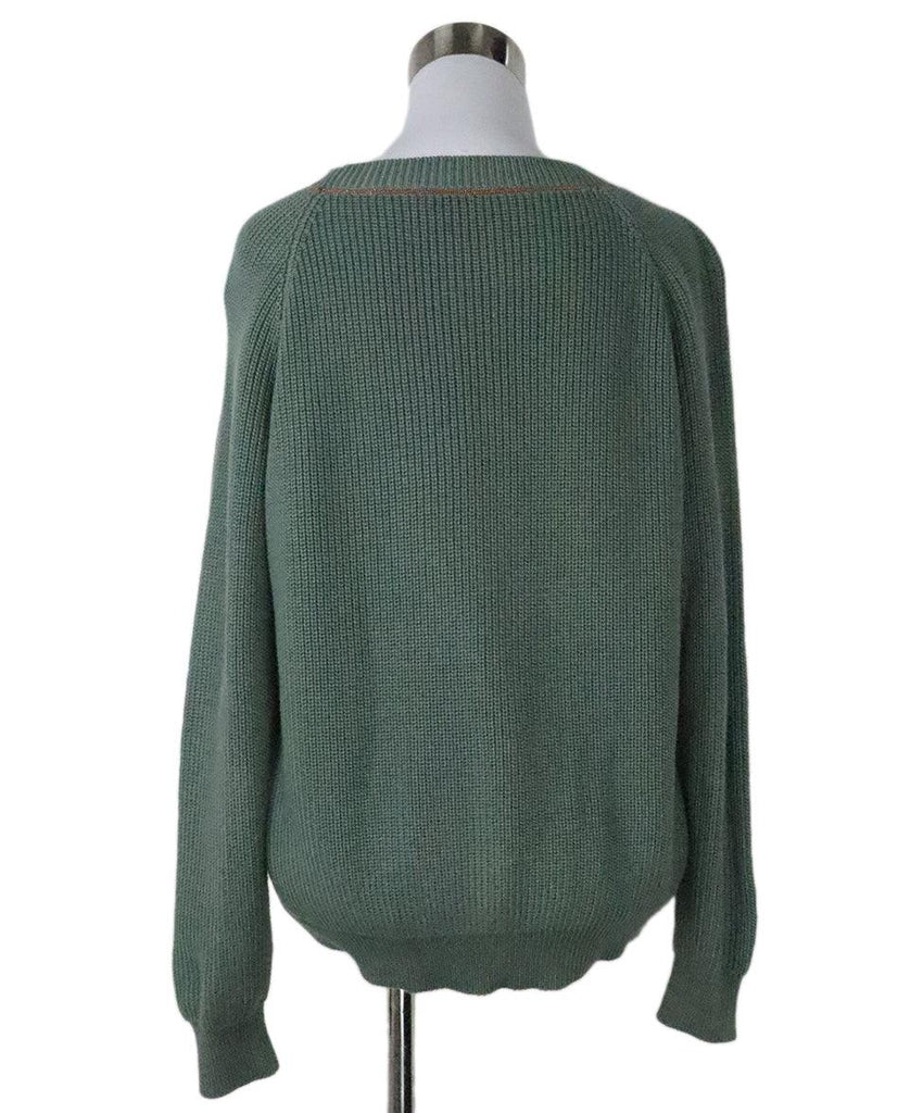 Brunello Cucinelli Green Sweater 2