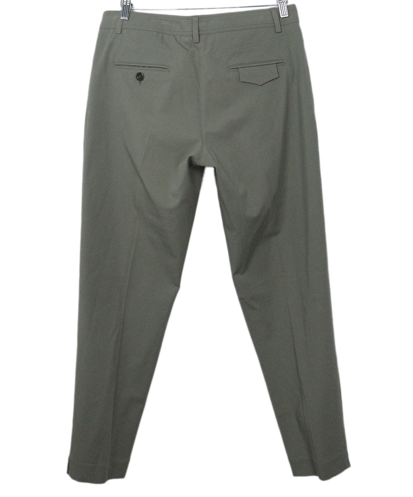 Brunello Cucinelli Olive Cotton Pants 1