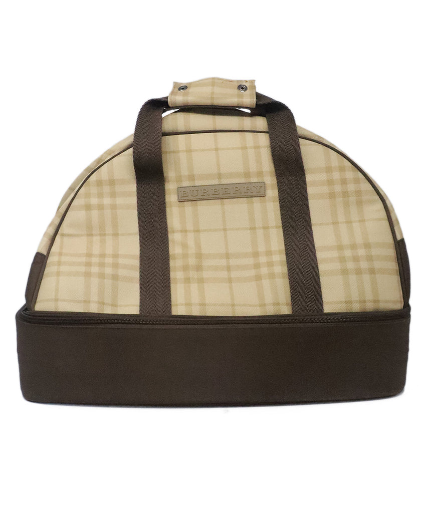 Burberry Golf Plaid Travel Bag 