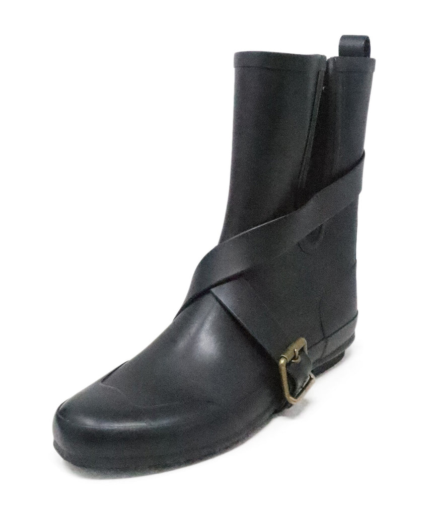 Burberry Black Rubber Boots 