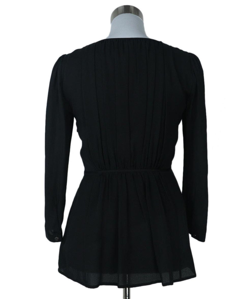 Burberry Black Silk Blouse 2