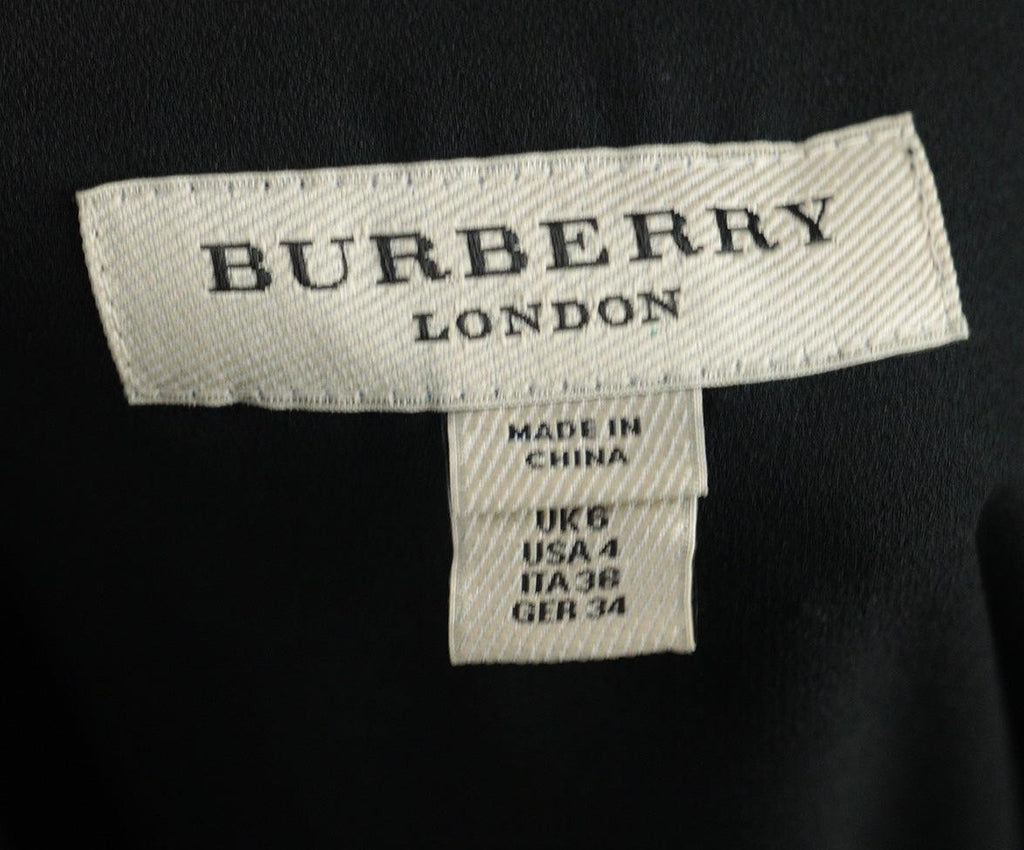 Burberry Black Silk Blouse 3