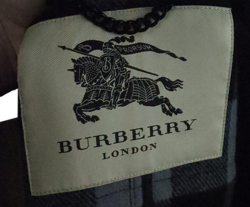 Burberry Black Wool Coat 3