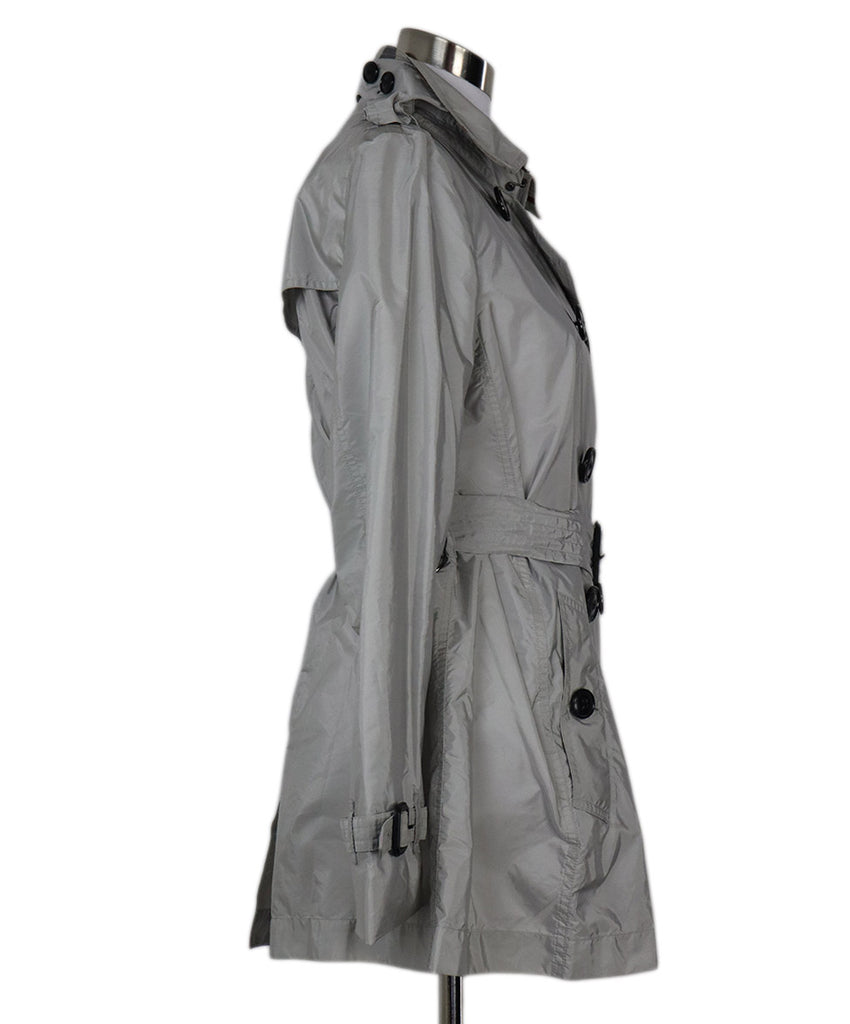 Burberry Brit Grey Nylon Coat 1