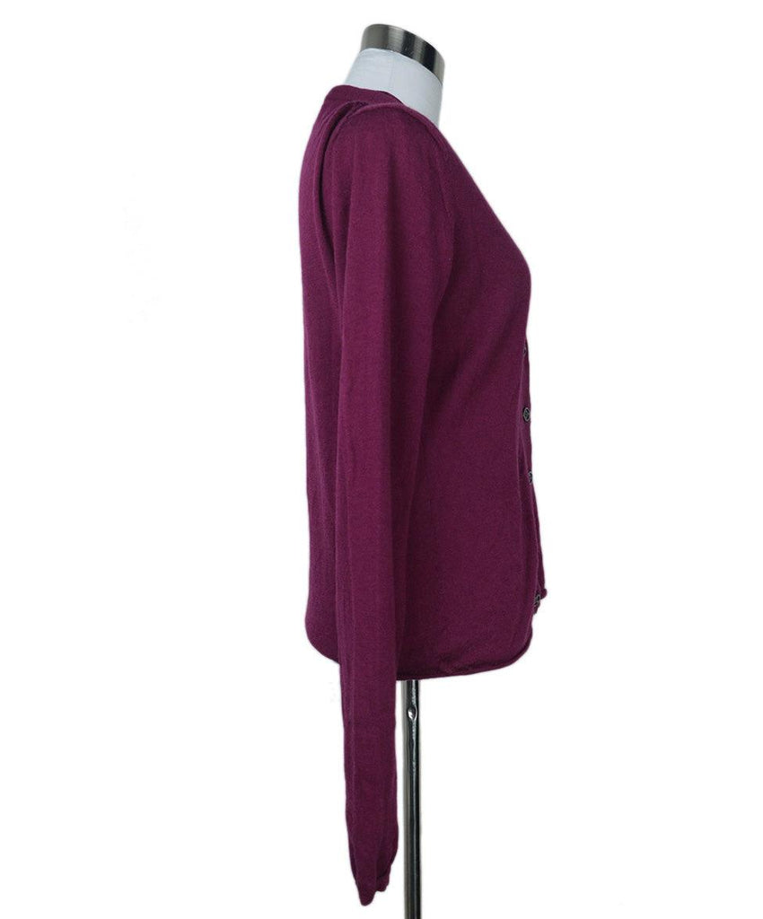 Burberry Brit Fuchsia Wool Cardigan 1