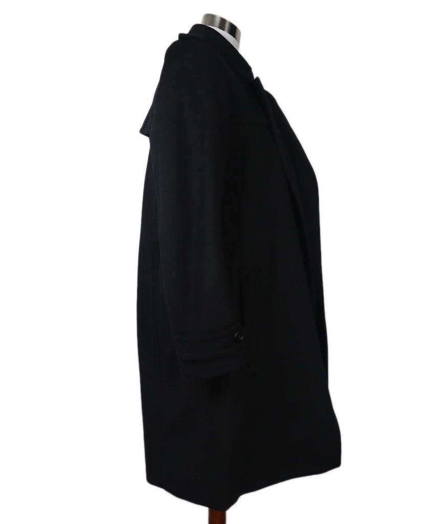 Burberry Coat Black Wool Cashmere 1