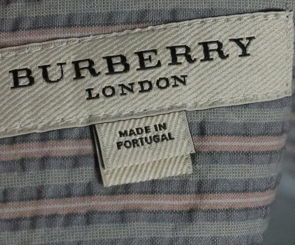 Burberry Grey & Pink Striped Skirt sz 4 - Michael's Consignment NYC