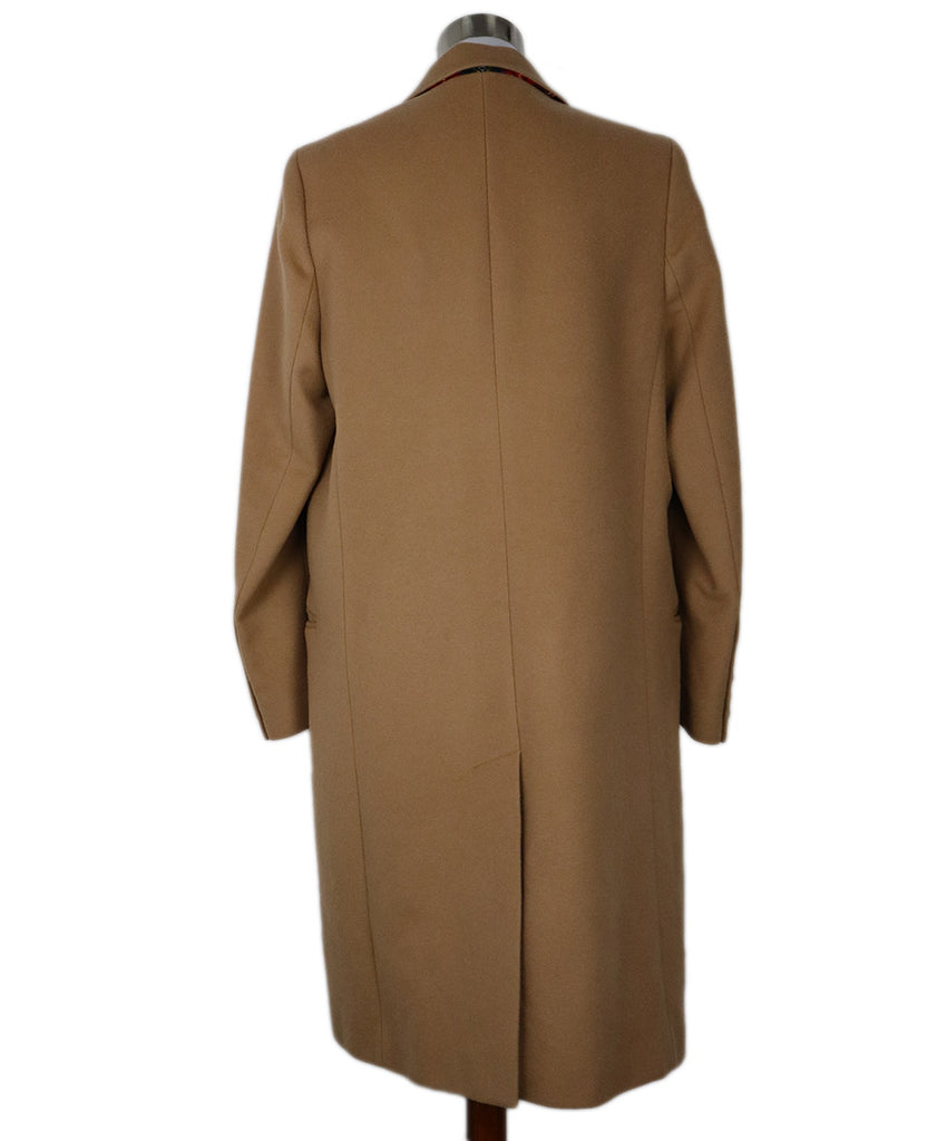 Burberry Tan Wool & Cashmere Coat 2