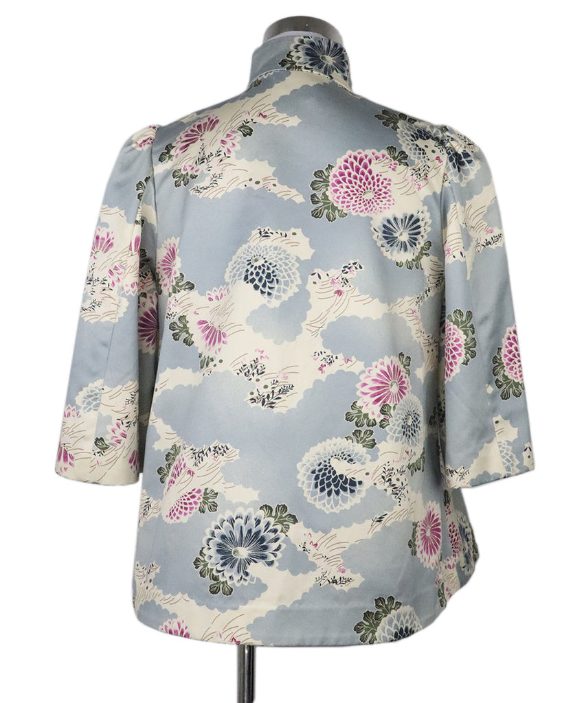 CO Grey Floral Cotton Jacket 2