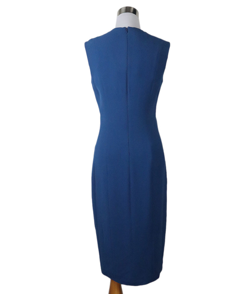 C Klein Blue Silk Dress 2