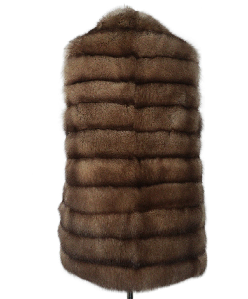 Carlo Tivioli Blond Sable Fur Vest 2