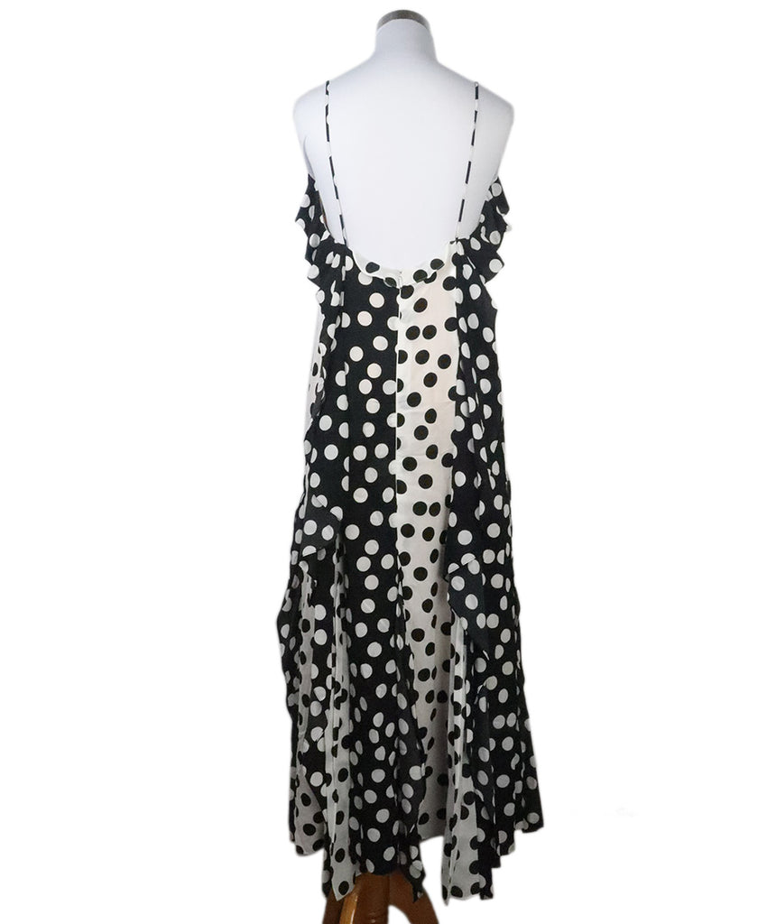 Carolina Herrera Black & White Polka Dot Dress 2