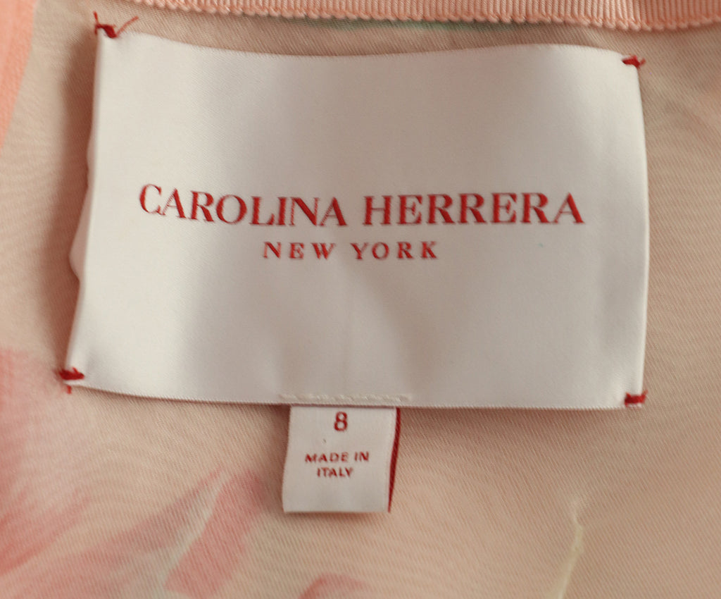 Carolina Herrera Pink Silk Dress 3