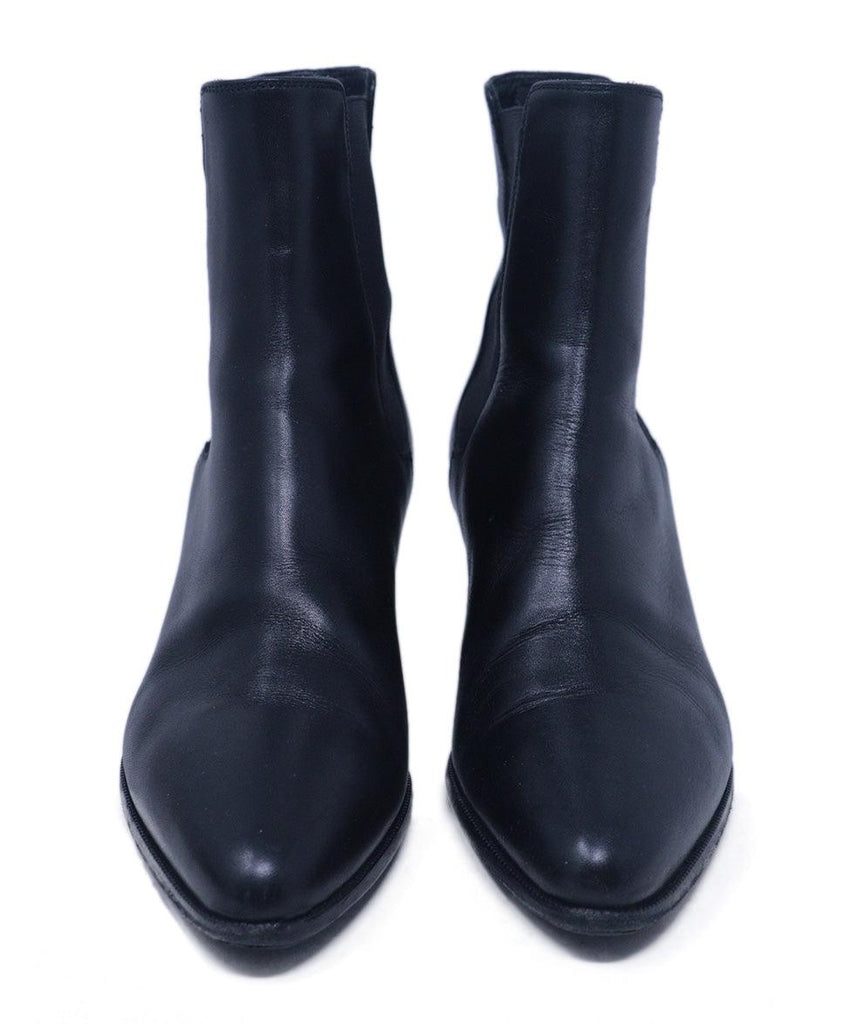 Celine Black Leather Booties 3