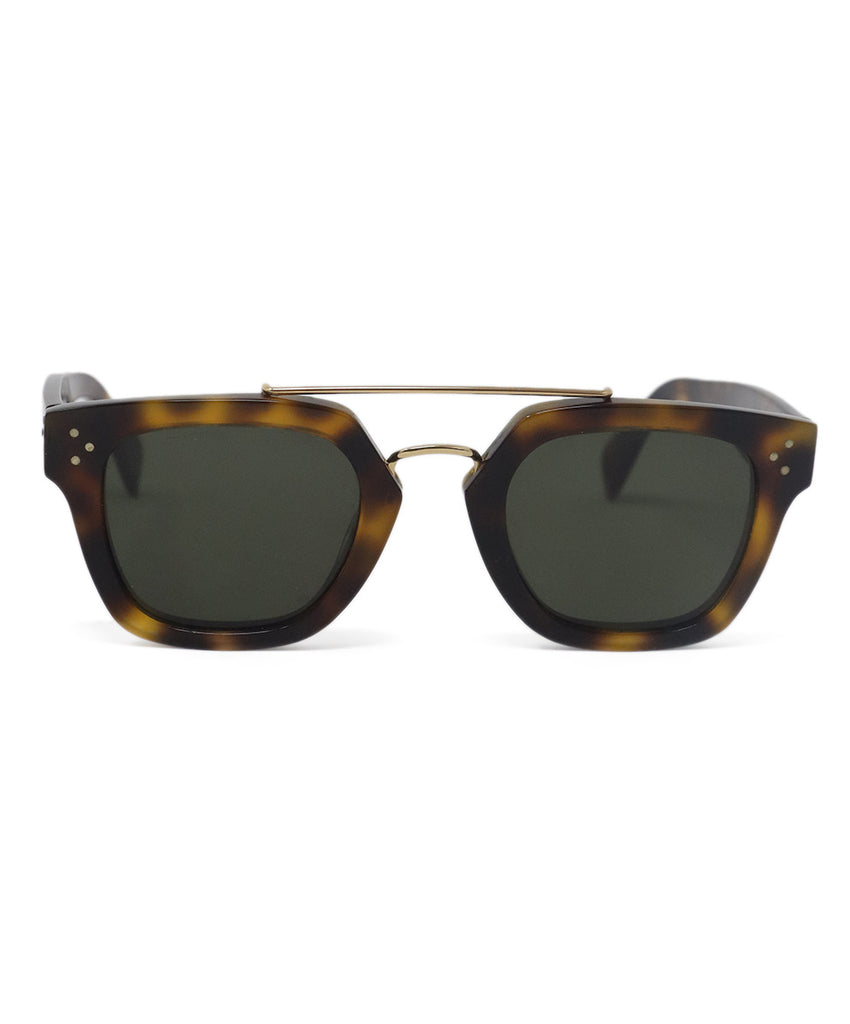 Celine Tortoise Print Sunglasses 