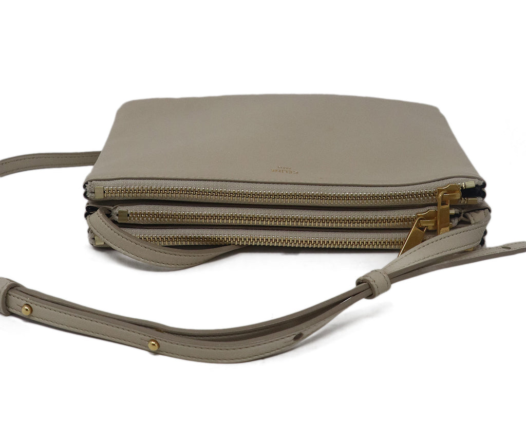 Celine Beige Leather Crossbody Bag 4