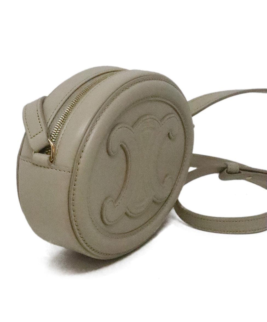 Celine Beige Small Triomphe Oval Crossbody 2