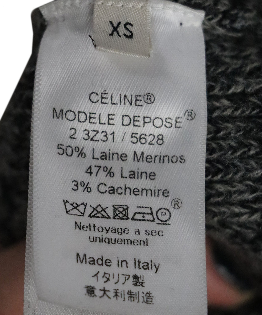 Celine Sweater Black White Cashmere 4