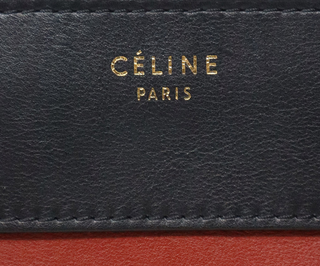 Celine Burgundy & Taupe Suede Luggage Tote 11