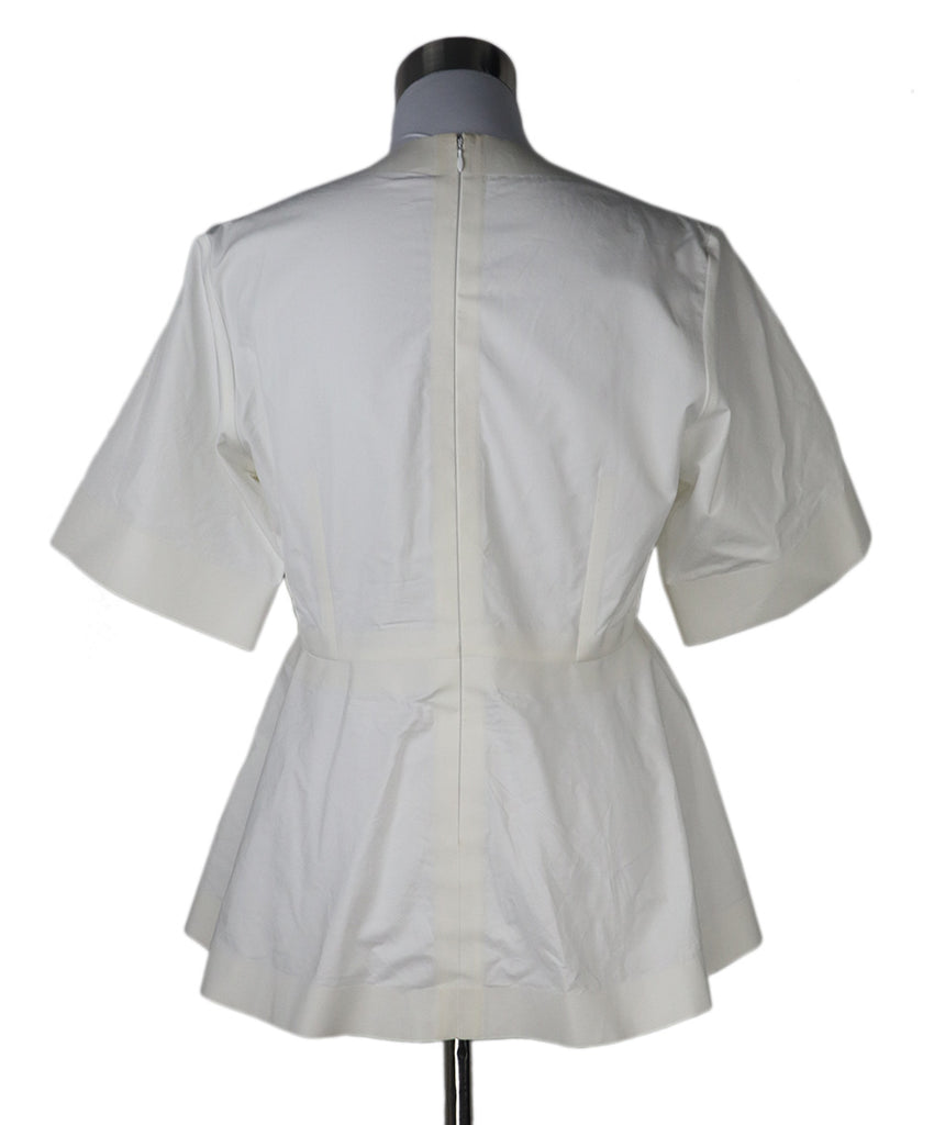 Celine White Ivory Cotton Top 2