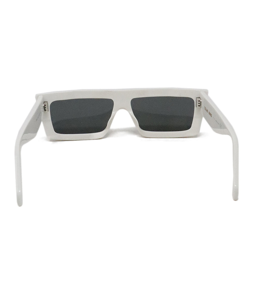  Celine White Plastic Sunglasses 3