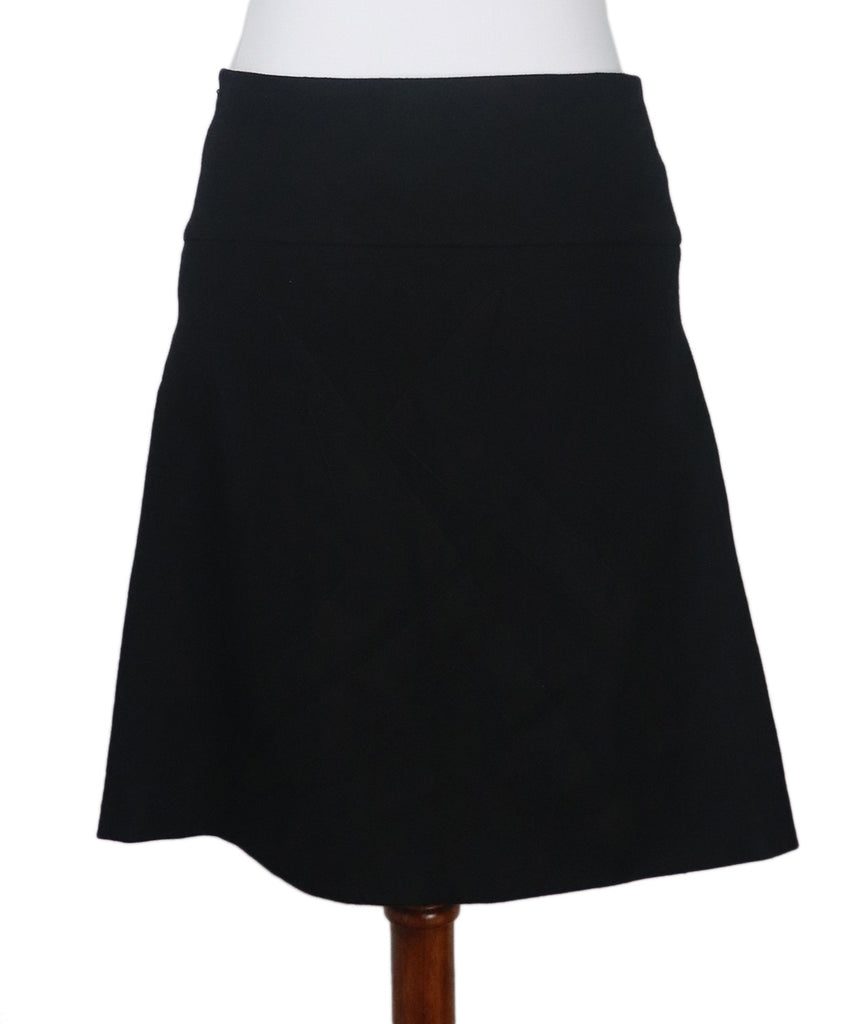 Chanel Black Wool Skirt 2