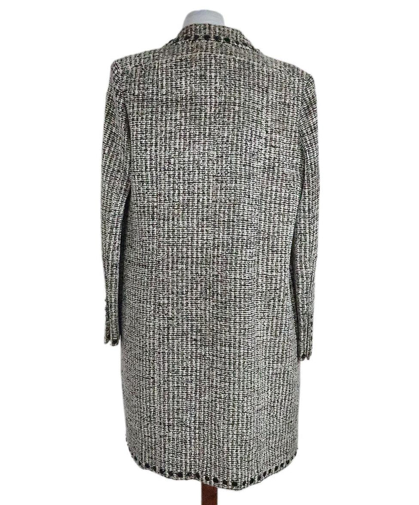 Chanel Black & White Wool Dress Set sz 12 - Michael's Consignment NYC