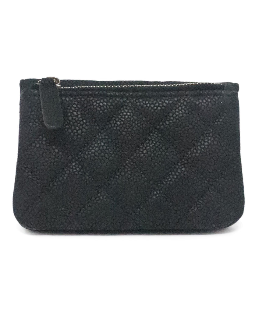 Chanel Black Leather Card Case 2