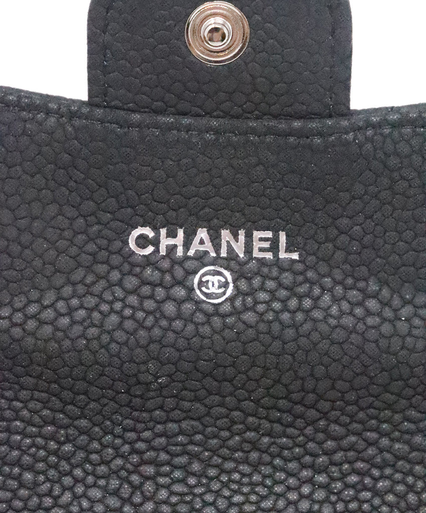 Chanel Black Leather Card Case 8