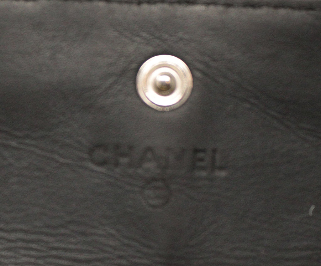 Chanel Black Leather Wallet 8