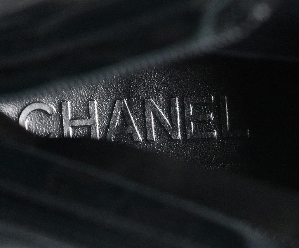 Chanel Black Leather Booties 5