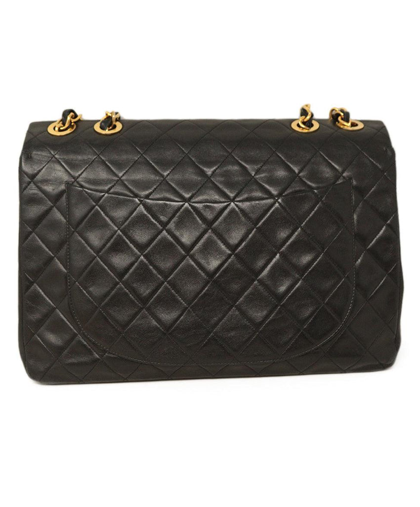 Chanel Black Quilted Leather Classic Flap Bag - Michael's Consignment NYC