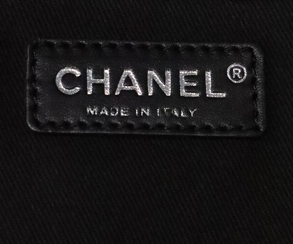 Chanel Black Quilted Nylon Luggage 6