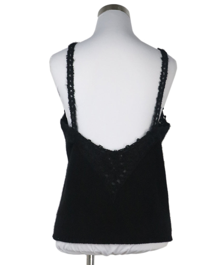 Chanel Cruise Black Cashmere Tank Top 2