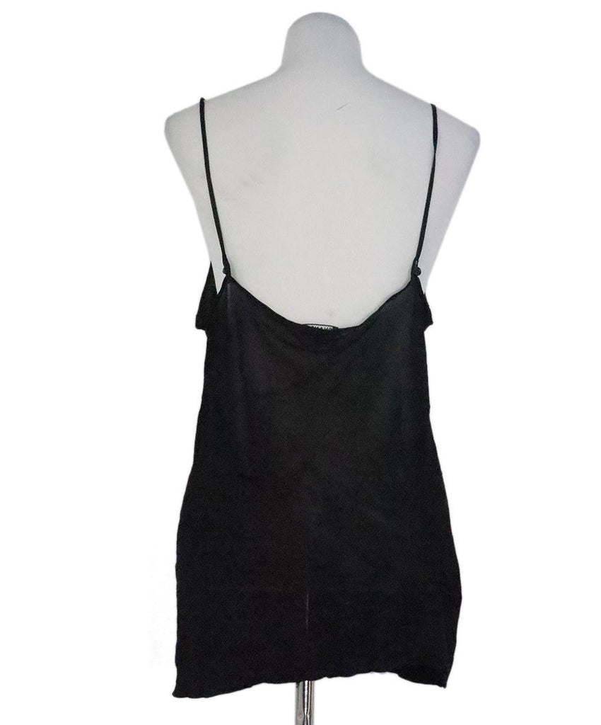 Chanel Black Sheer Tank Top sz 8 - Michael's Consignment NYC