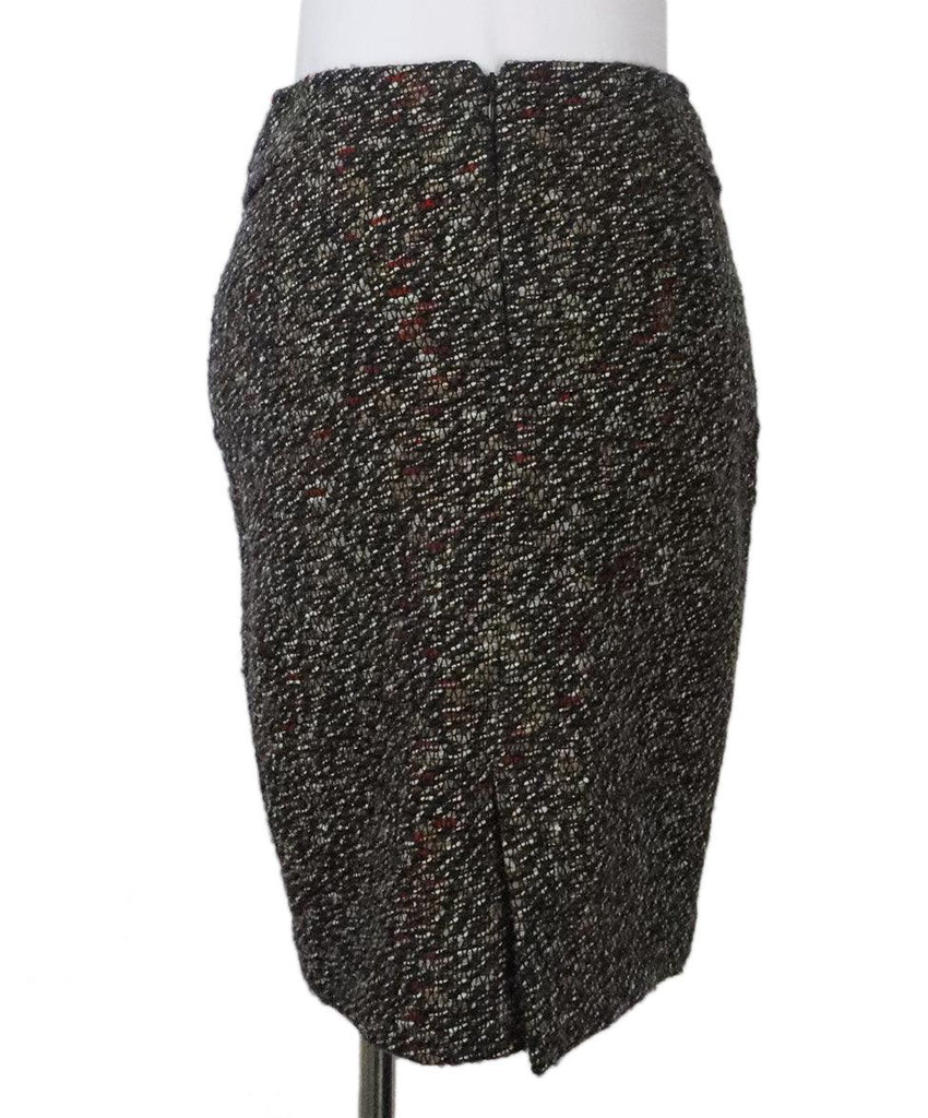 Chanel Navy & Brown Tweed Skirt 2