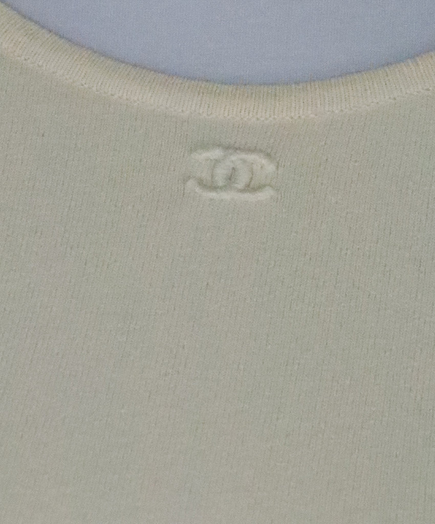 Chanel Cream Logo Top 3