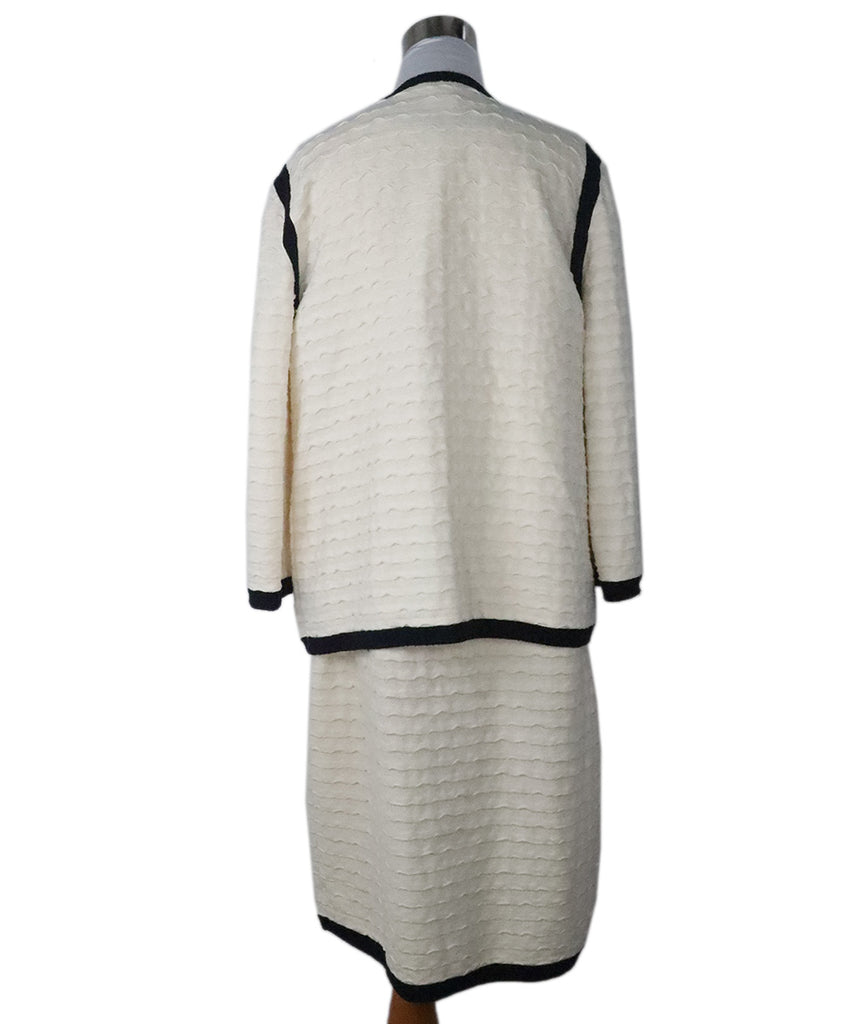 Chanel Ivory Cotton 2 PC Dress Set 2